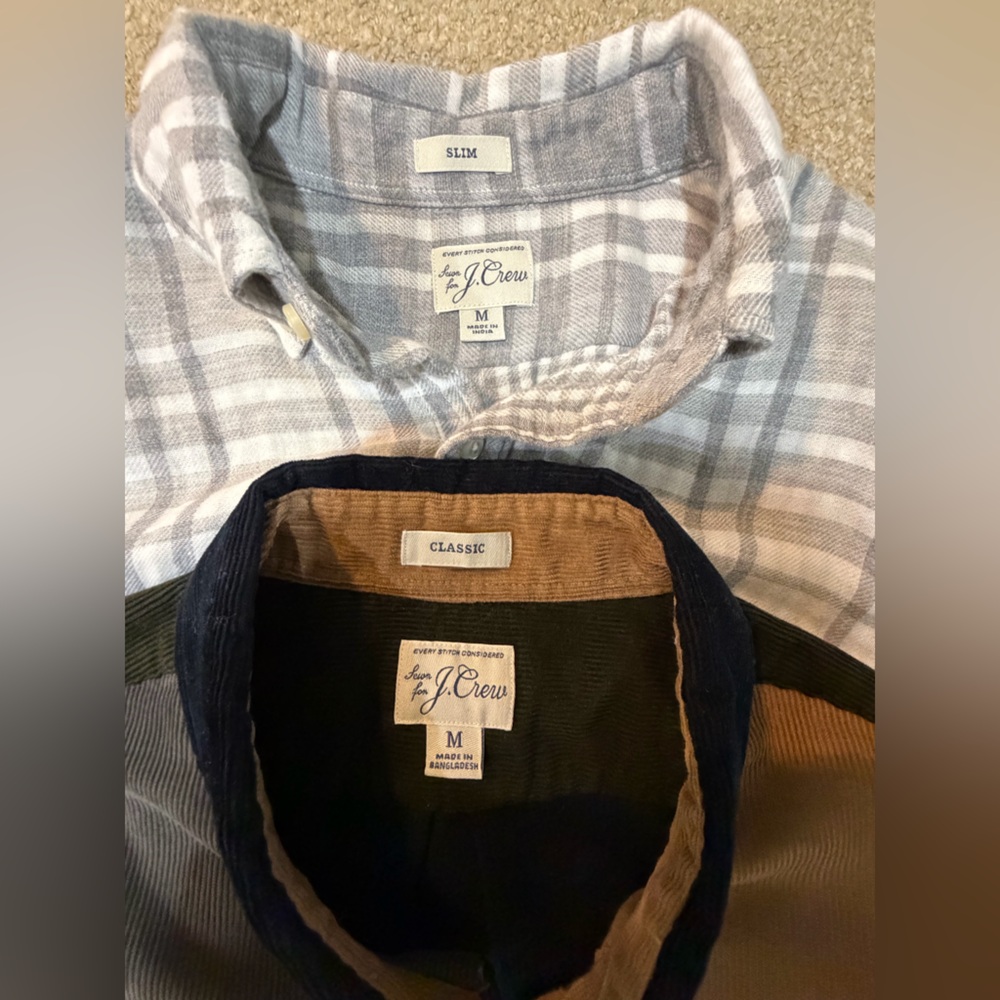 J. Crew Casual Shirts - M - 2 Shirts Total